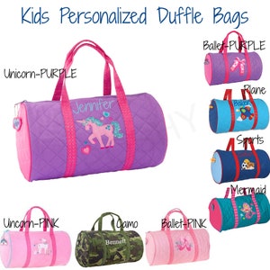SALE Personalized duffle bag, Stephen Joseph Duffle Bag in Girls Boys ,kids duffle