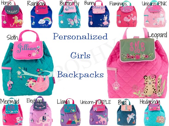 Personalized Toddler Backpack Quilted 