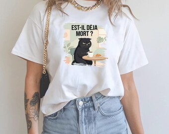 Grumpy Cat French Phrase T-Shirt, Subtle Political Humor Tee