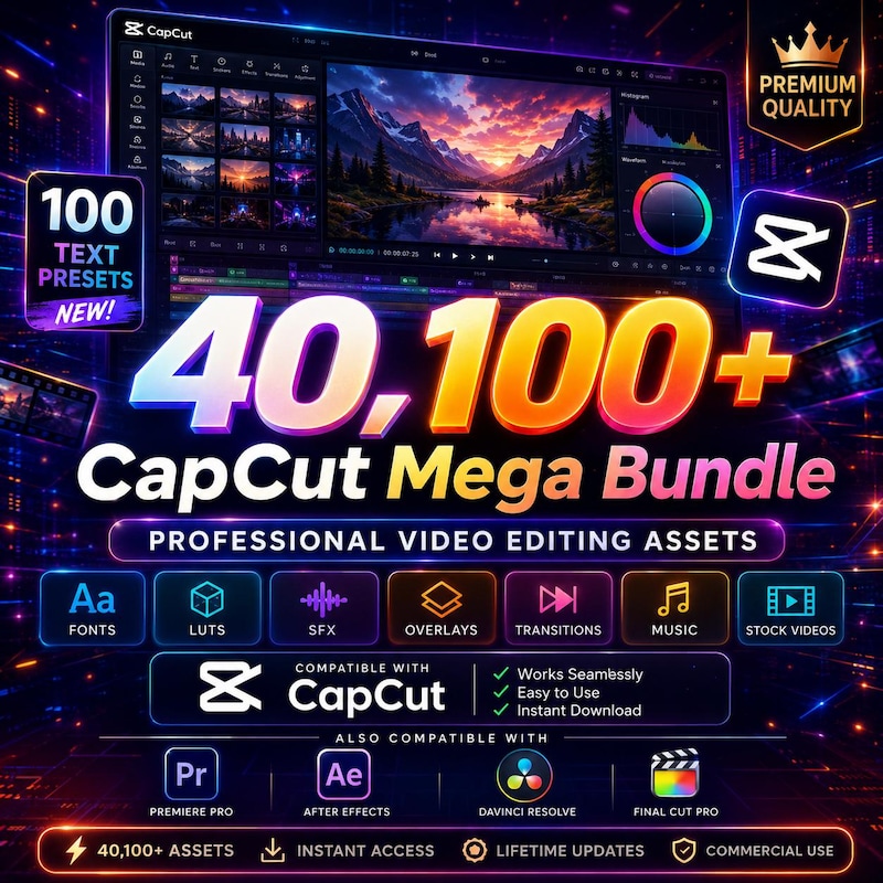 Capcut Editing Assets - Etsy
