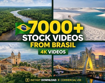 Brazil 4K Stock Videos – Rio, Amazon, Bahia Travel Footage (Digital Download)