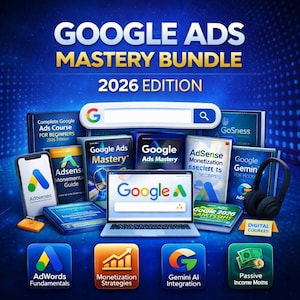 Google Ads, AdSense, Gemini AI-marketingcursusbundel (editie van 2026)