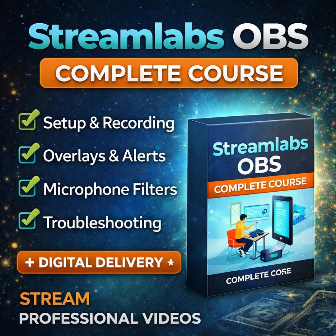 Streamlabs Obs Example Setup Streamlabs OBS Complete Course | Streaming Setup Training | Overlays ...