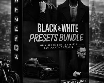 14000 Black and White Lightroom Presets: Mobile & Desktop Filters