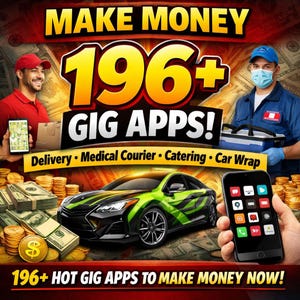 196  Gig Apps Medical Couriers Deliveries Catering Websites List 65 Pages
