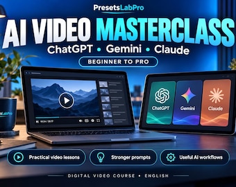 ChatGPT, Gemini & Claude AI Video Course | Beginner to Pro Masterclass  Prompt Engineering