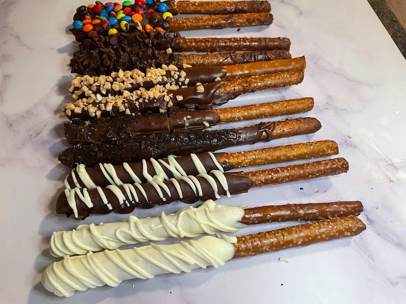 Handmade Chocolate Pretzel Rods Recipe | Easy Holiday Treats | Instant ...