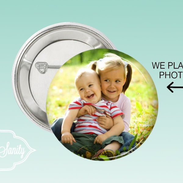 Personalized Photo Buttons - Etsy