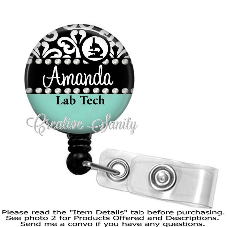 Lab Tech Badge Med Tech Badge Lab Assistant Badge Nurse Etsy