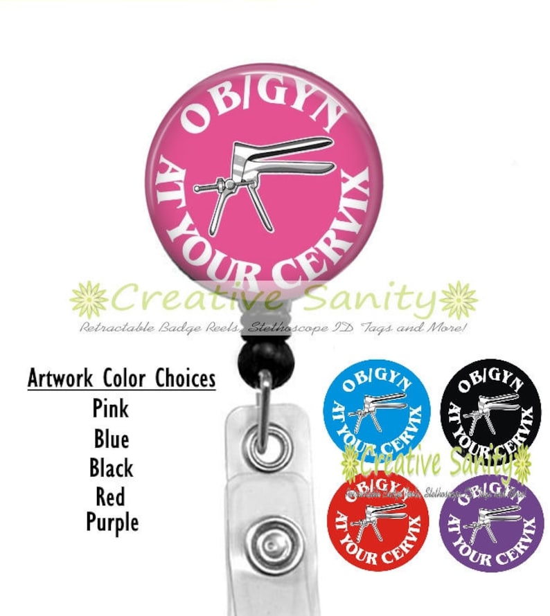 OB/GYN at Your Cervix, Speculum, Artwork Color Choices Available, Nurse ...