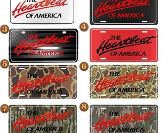 Heartbeat of America License Plate – Duck Hunting Camo Design