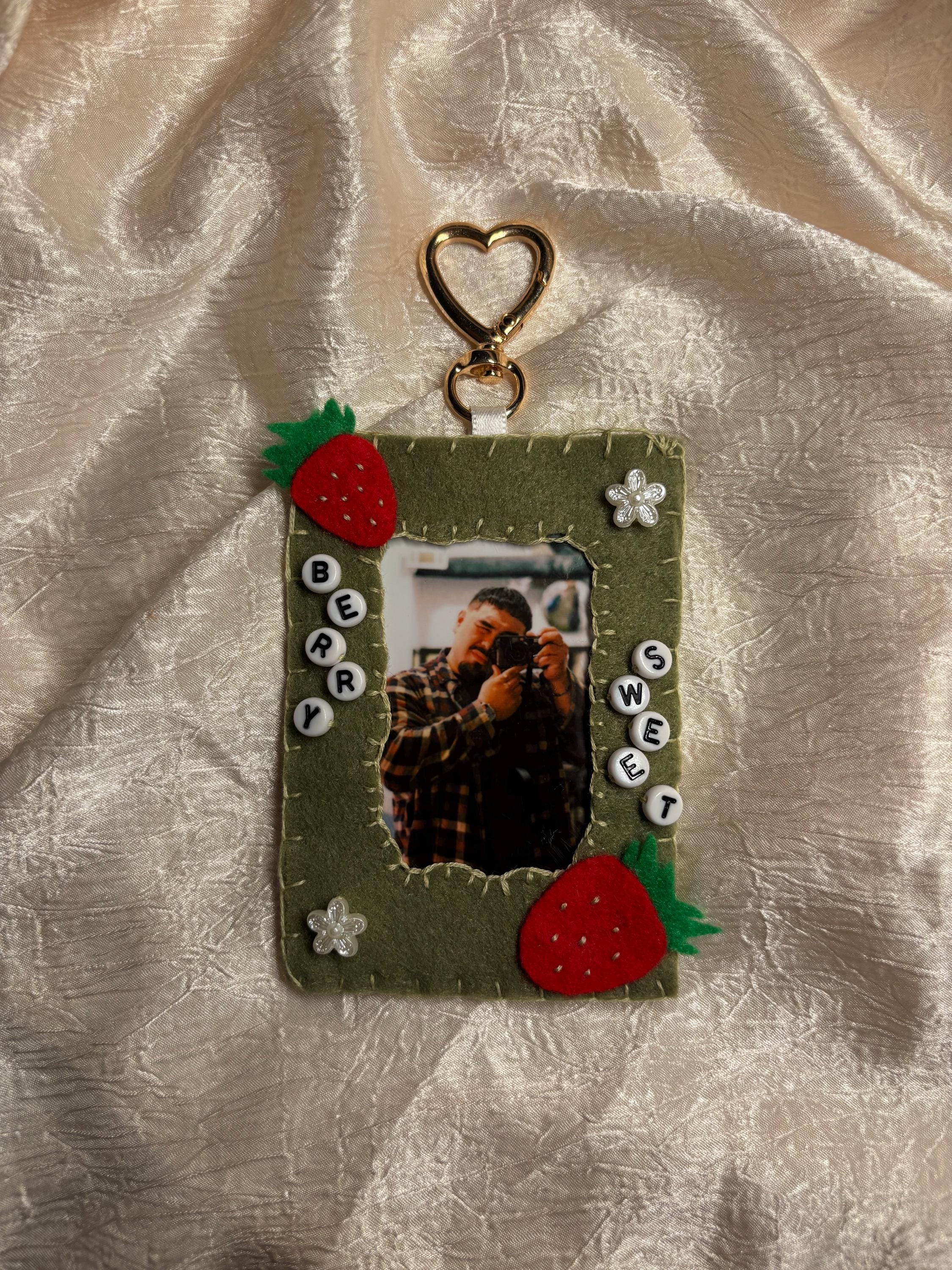 Berry Sweet Polaroid Frame Keychain - Etsy