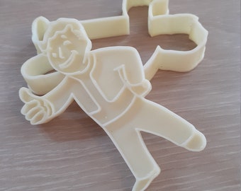 Vault boy biscuit cutter and stamp