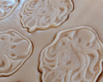 Cthulhu Cookie cutter and stamp