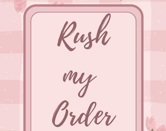Rush order for Banner