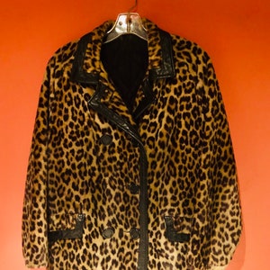 Warehouse leopard store print coat