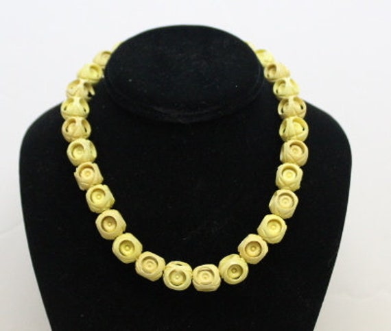 1930s Catalin Beaded Flapper Era Necklace Unusual… - image 1