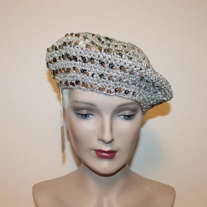70s Sequin Beret - Etsy display picture 1