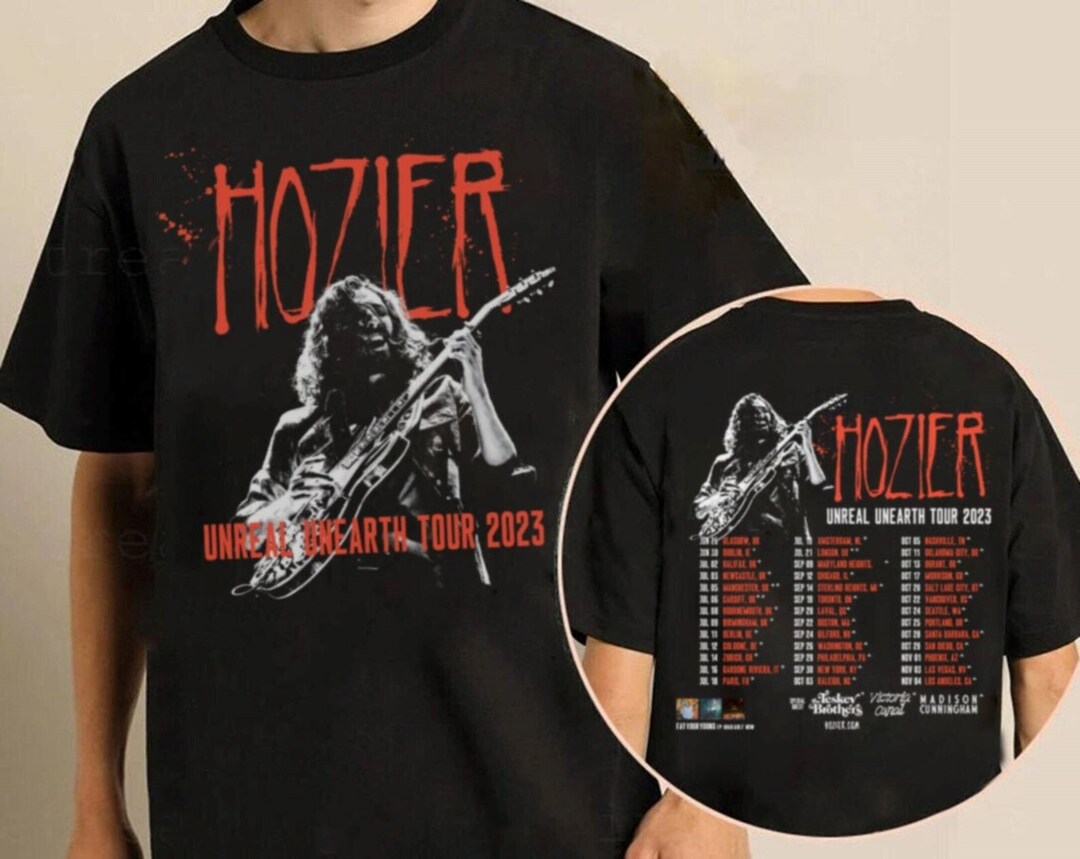 Hozier Unreal Unearth Tour 2023 T Shirt Unreal Unearth Tour - Etsy