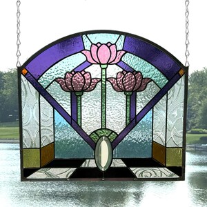 Stained Glass Arched Window - TW-34 - 