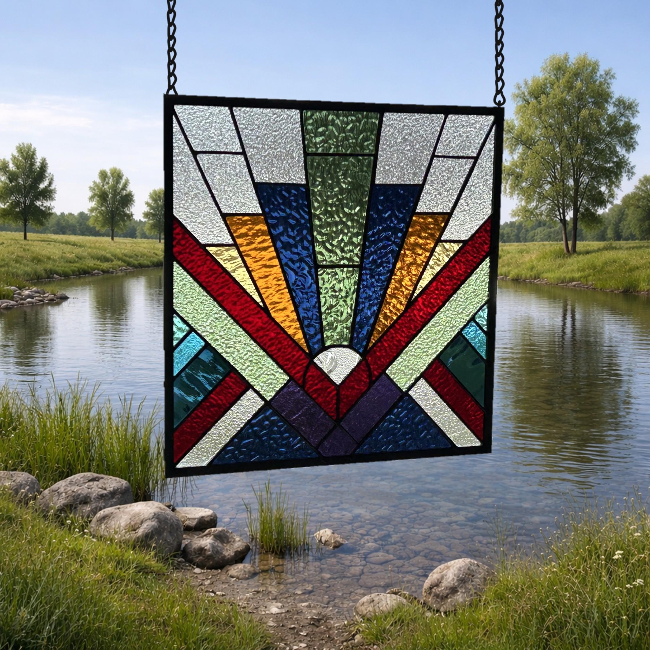 14x14 Stained Glass - Etsy