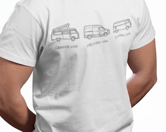 Camiseta gráfica de furgoneta Sprinter, Nomadic Lifestyle Apparel