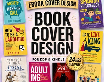 Benutzerdefiniertes eBook Cover Design | Professionelle KDP-Buchhülle (24 Stunden Lieferung)