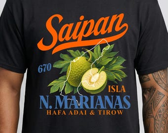 Saipan Shirt – Northern Mariana Islands Island Life Tee, Hafa Adai Chamorro Tropical Breadfruit Graphic T-Shirt