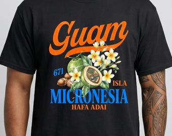 Guam Micronesia 671 Shirt,  Island Life Tee, Hafa Adai Chamorro Graphic Unisex, Youth, Sweatshirts