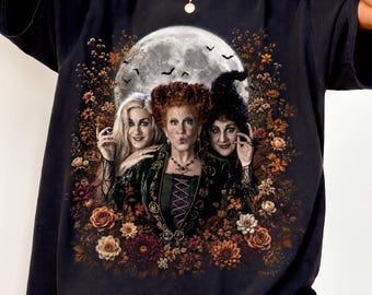 Hocus Pocus Cottagecore Shirt, Sanderson Sisters Shirt, I Put a Spell on You Shirt, Halloween Witch Shirt, Witchy Gift