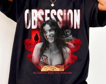 Obsession Nikki Movie Poster T-shirt | Vintage Thriller Graphic Tee