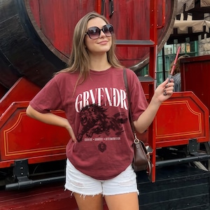 Wizard House Shirt, Fantasy House Aesthetic Shirt, Magic School Inspired Unisex T-Shirt, Universal Vacation shirt Chili