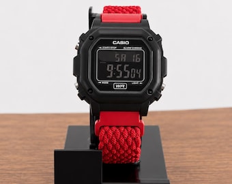 Custom Casio F108WH HydroMod Watch-Negative Display- Digital Watch -Bubble