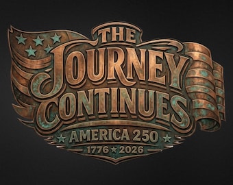 America 250 Shirt | The Journey Continues 1776 - 2026 T-Shirt | USA 250th Anniversary T | Vintage Patriotic 4th of July | Semiquincentennial