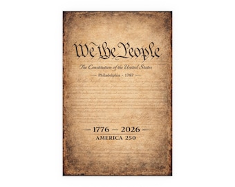We the People Constitution Poster | Silk Poster