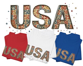 USA 250th Anniversary Shirt, Patriotic Semiquincentennial Tee, 1776-2026 Celebration Apparel, USA Birthday Shirt, Red White and Blue T-Shirt