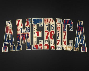 Vintage 1776 America Shirt, Retro Patriotic 4th of July T-Shirt, 1776 Independence Day Tee, Distressed American Flag Varsity Block Letter