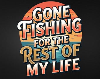 Gone Fishing Retirement Gift, Fishing Retirement Shirt, Funny Retirement Gift for Retiree, Fisherman Retirement Tee