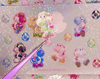 Yoshis Sticker Sheet (4x6in/102x152mm)