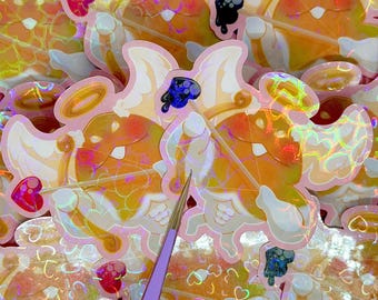 Loveangel - Mushroom Garden Fanart Stickers (2.75in / 70mm)