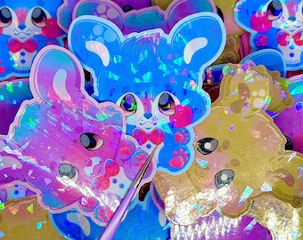 FNAF Bonnie Fanart Stickers (2-3/4 inch/70 mm)