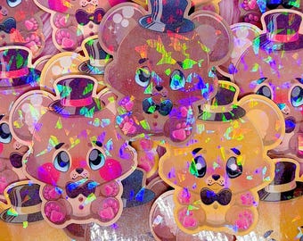 FNAF Freddy Fanart Stickers (2-3/4 inch/70 mm)