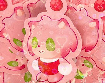 Pegatinas de Amy Rose Chao “Character Chao” (2,75 pulgadas/70 mm)