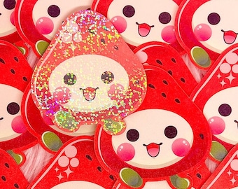 Ichigotchi Fanart Stickers (2-3/4 inch/70 mm)