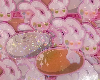 Pegatinas de fanart de la línea evolutiva de Hisuian Goomy (2-3/4 pulgadas/70 mm)