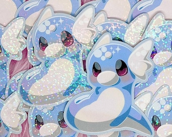 Sea Serpent Dragon Evolution Line Fanart Stickers (2-3/4 inch/70 mm)