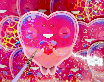 Lovely- Mushroom Garden Fanart Stickers (2.75in / 70mm)