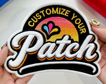 Custom Embroidered Logo Patch, Personalized Patches for Clothes
