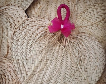 Raffia Fans, OVER 30 COLORS, Wedding Fans, Beach Centerpiece, Beach Reception, Beach Wedding Favors, Destination Wedding