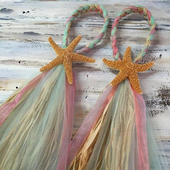 Wedding Chair Decor Beach Chair Decor Destination Starfish Etsy